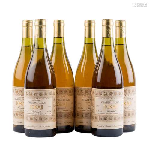 CHATEAU PAJZOS 6 Flaschen TOKAJI 1991