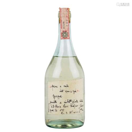 ROMANO LEVI 1 Flasche Grappa DESTILLERIE LEVI SERAFINO "...