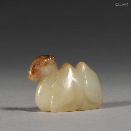 A small jade camel,Qing dynasty