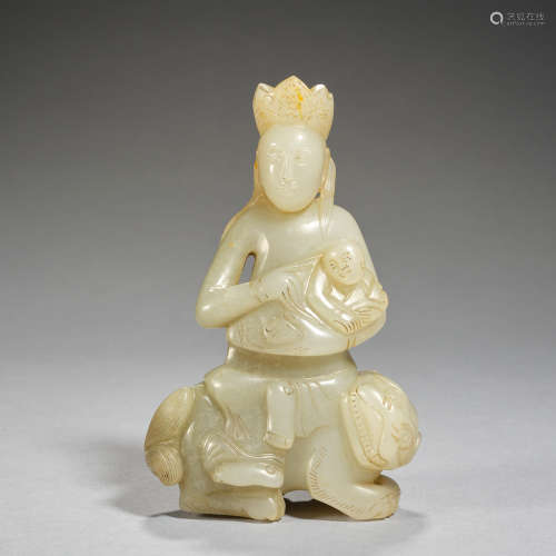 A jade buddha,Liao dynasty