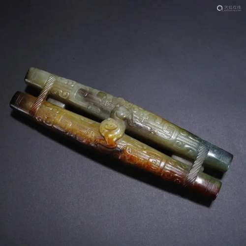 CHINESE ANCIENT JADE PAPER WEIGHT