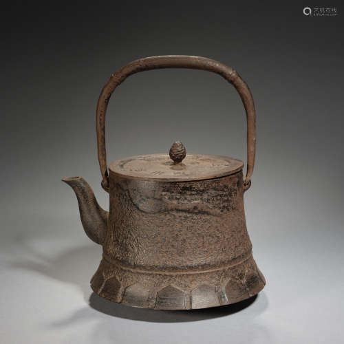 A Japanese iron pot