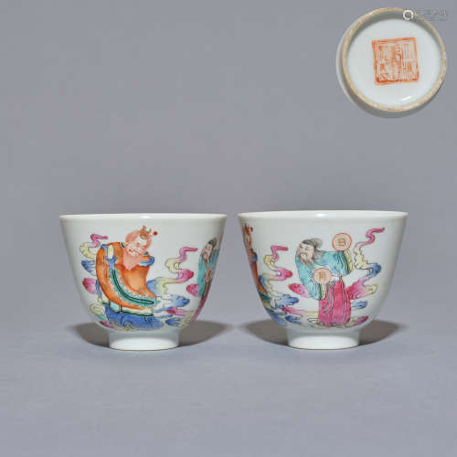 A pair of teacup Qing dynasty