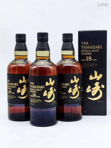 山崎18年 43%vol 700ml