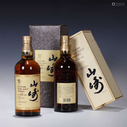 约90年代 90年代 山崎金花12年 43%vol 750ml