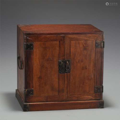 A CHINESE WOODEN CABINET