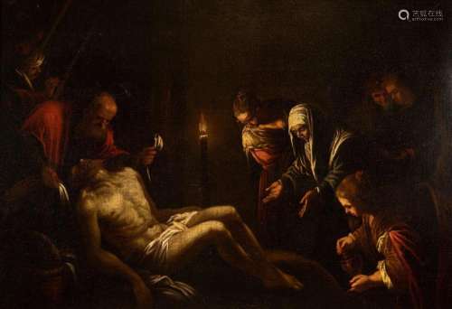 After Jacopo Bassano, early 18th Century- The Lamentation; o...
