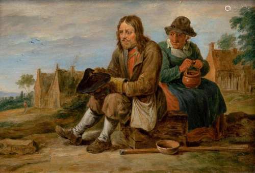 Studio of David Teniers the Younger, Flemish 1610-1690- Two ...