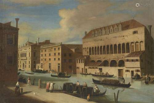 Jacopo Fabris, Italian 1689-1761- Veduta of the Canal Grande...
