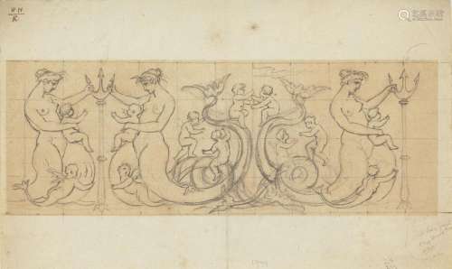 William Osborne Hamilton, RA, British 1751-1801- Design Stud...