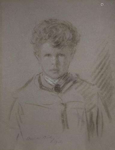 Sir Oswald Birley, RA, ROI, British 1880-1952- Portrait sket...