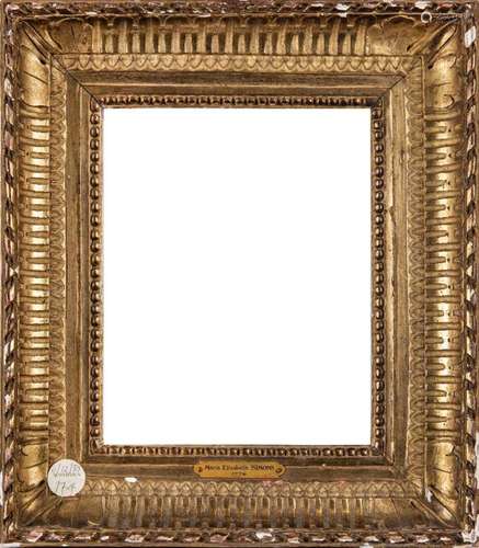 A French Carved and Gilded Louis XVI Frame, 18th Century- wi...