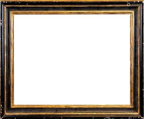 An Parcel Gilded and Ebonised Salvador Rosa Style Frame, mid...