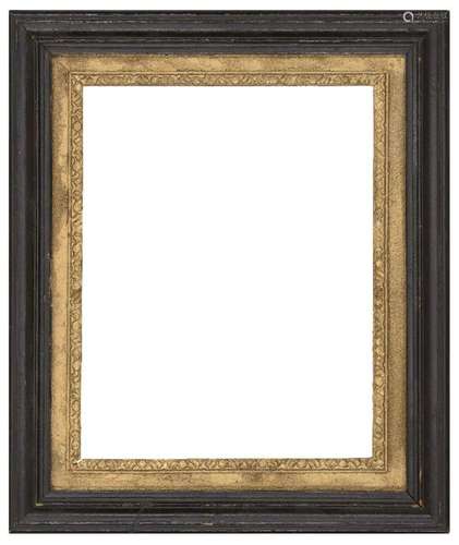 A Parcel Gilded and Ebonised Hogarth Frame, late 18th / earl...