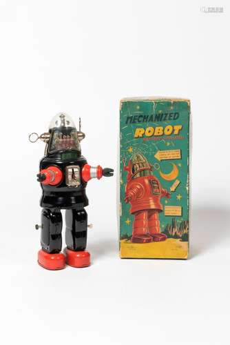 ROBOT Battery toy 1957 Nomura - TN Mechanized robot «Robby» ...