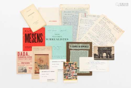 EDOUARD LEON THEODORE MESENS (1903-1971) Ensemble de livres ...