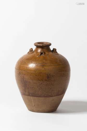 JARRE En terre Chine, 18e siècle. Oude terracotta jarre. Chi...