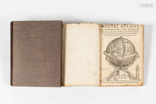 APIANUS Cosmographia, 1540 Vaeneunt Antwerpia in pingui gall...