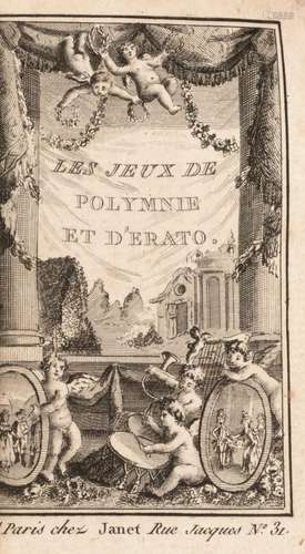 LES JEUX DE POLYMNI ET D’ERATO, 1796 Janet, Paris.