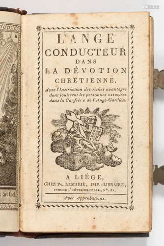 L’ANGE CONDUCTEUR DANS LA DEVOTION CHRETIENNE, 1817 Fr. Lema...