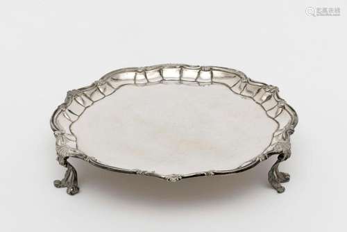 ASSIETTE VOLANTE En argent San-Sebastian, 1764. Zilveren sch...