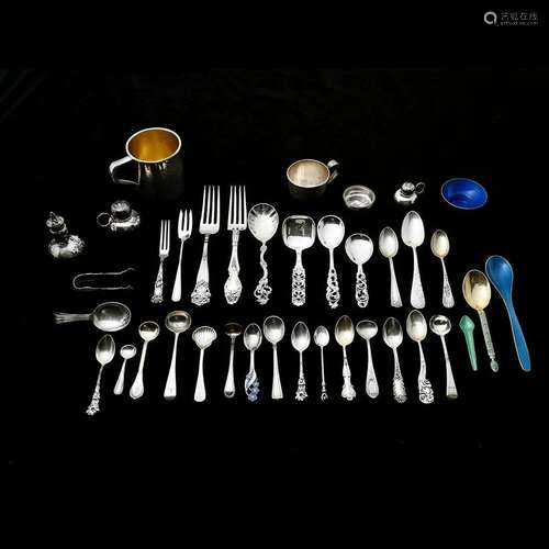 Collection of Various Sterling and 850 Silver