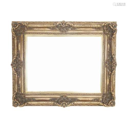 Large Louis XV Style Giltwood Mirror