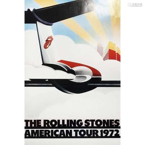 The Rolling Stones American Tour 1972, Vintage Poster