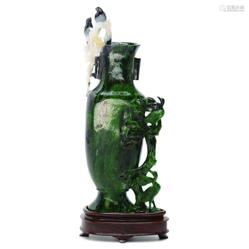 A Jadeite Vase, Republic Period