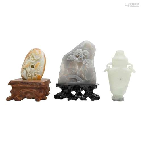 Three Jade Carvings