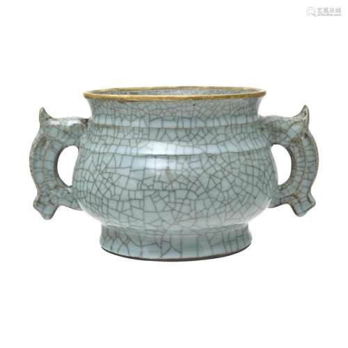 Chinese Rare Longquan Guan-Type Censer