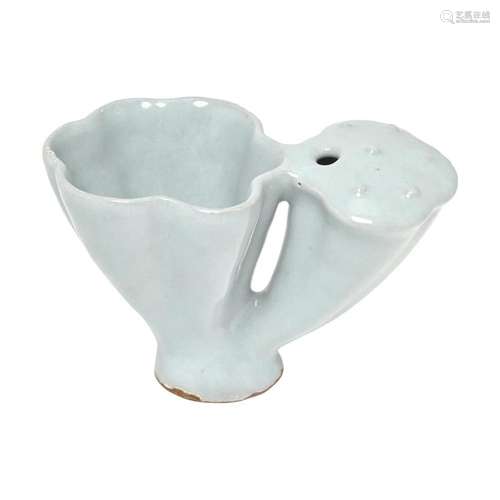 Chinese Longquan Celadon 'Lotus Pod' Waterpot