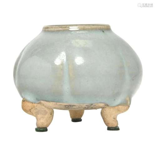 Chinese Rare Jun 'Lotus-Bud' Water Pot