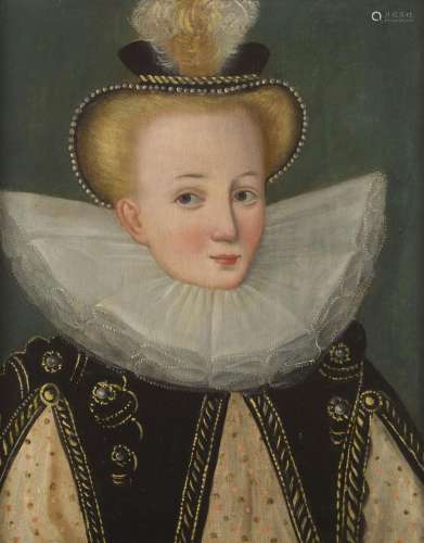 SUIVEUR DE MARCUS II GERARDS Portrait d’une femme Huile sur ...