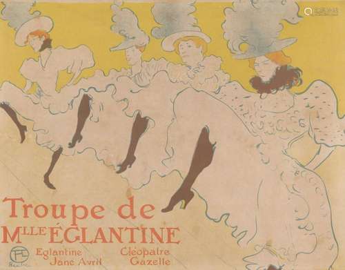 HENRI DE TOULOUSE-LAUTREC (1864-1901) La Troupe de Mademoise...