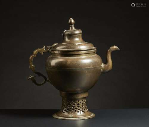 Himalayan Art A bronze Samovar teapot Tibet, 19th century