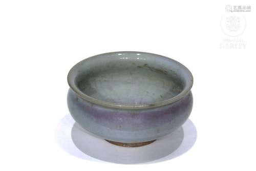 Jun glazed pottery vessel, Northern Song dynasty (960 - 1127...