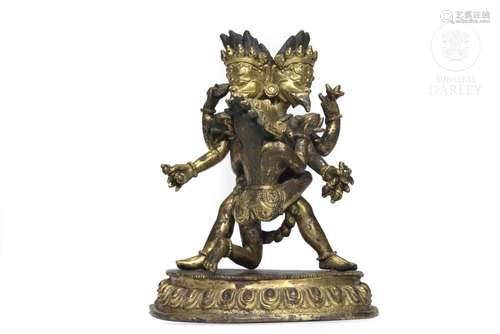 Bronze figure "Garuda", Tibet.