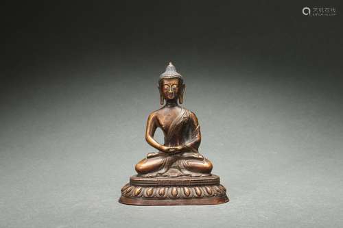 Bronze Statue of Amitayus Buddha, Qianlong Reign Period, Qin...