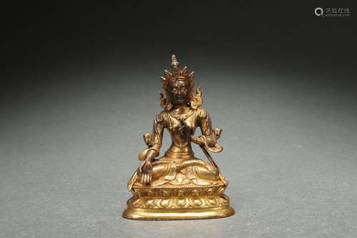 Gilt Bronze Statue of Buddha