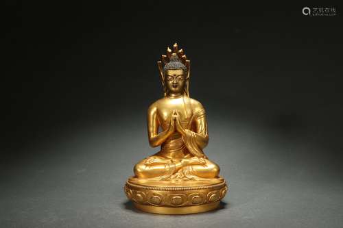 Gilt Bronze Statue of Buddha