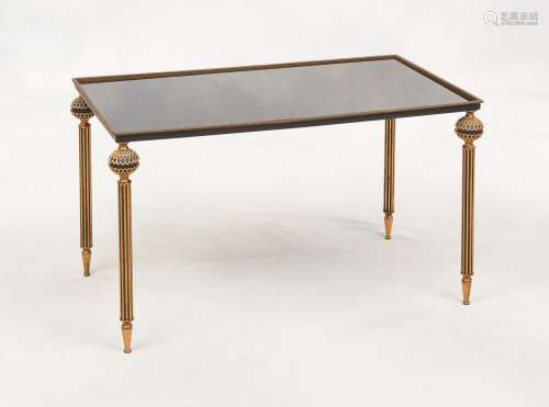 Meuble: Table de salon ou d'appoint en bronze patiné et ...
