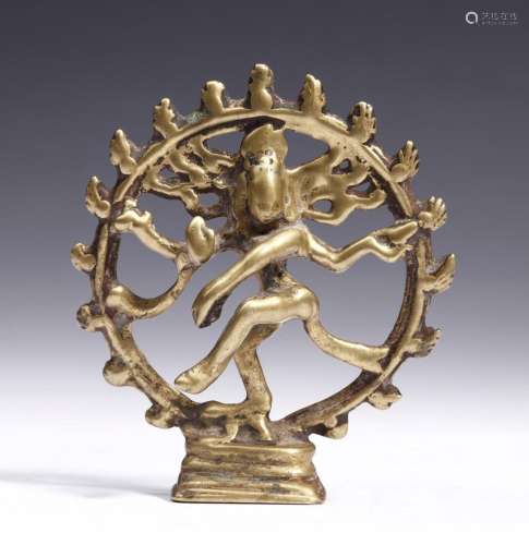 Indian Art A bronze figure of Shiva Nataraja India, 16th-17t...