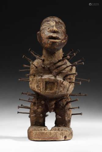 African art Nkisi n'kondi statuette