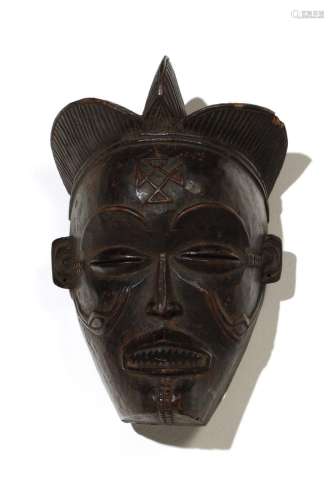 African art Pwo female mask Chokwe, Angola