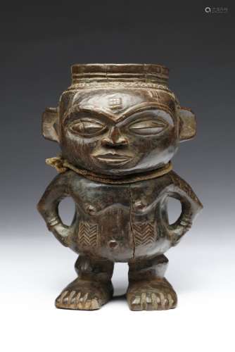 African art Libation cup Kuba, D.R. of Congo