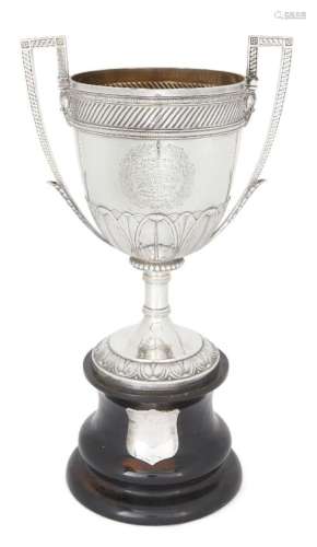 AN IMPRESSIVE GEORGE III SILVER TROPHY CUP BY PAUL STORR, LO...