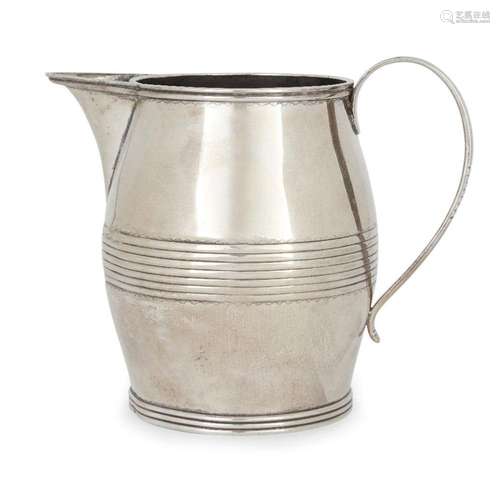 A GEORGE III SILVER JUG, LONDON, 1783, MAKER'S MARK IC, ...