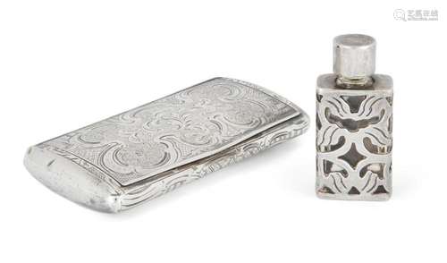 A 19TH CENTURY AUSTRO-HUNGARIAN SILVER CIGARETTE CASE, VIENN...