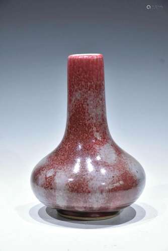 A RED-SPLASHED VASE QING DYNASTY